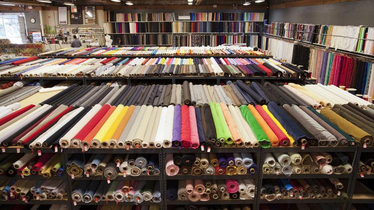 Fishman's Fabrics has been a store in chicago for over 100 years